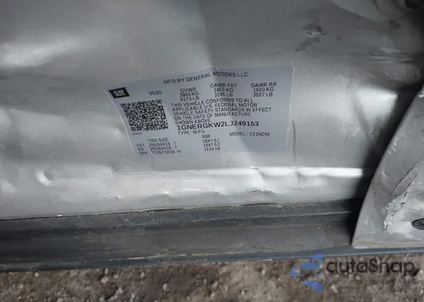 2020 Chevrolet Traverse Fwd Lt Cloth z USA, uszkodzony, nr VIN 1GNERGKW2LJ249153